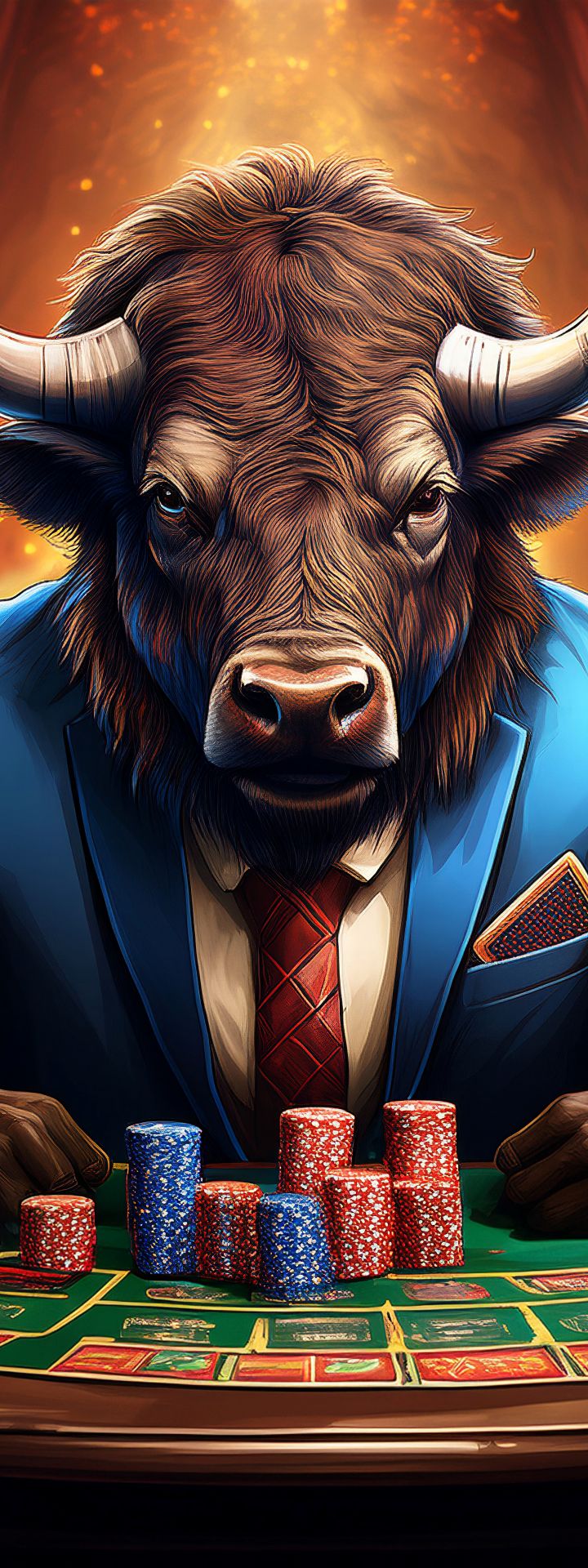 Buffalo In Blue